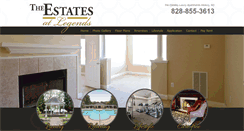 Desktop Screenshot of estatesatlegends.com